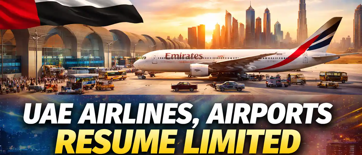 UAE Airlines, Airports Resume Limited Operations - Aspire Concept Properties