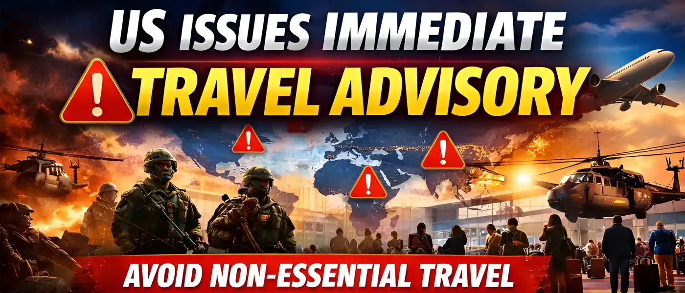 US Issues Immediate Travel Advisory For Their Citizens - Aspire Concept Properties