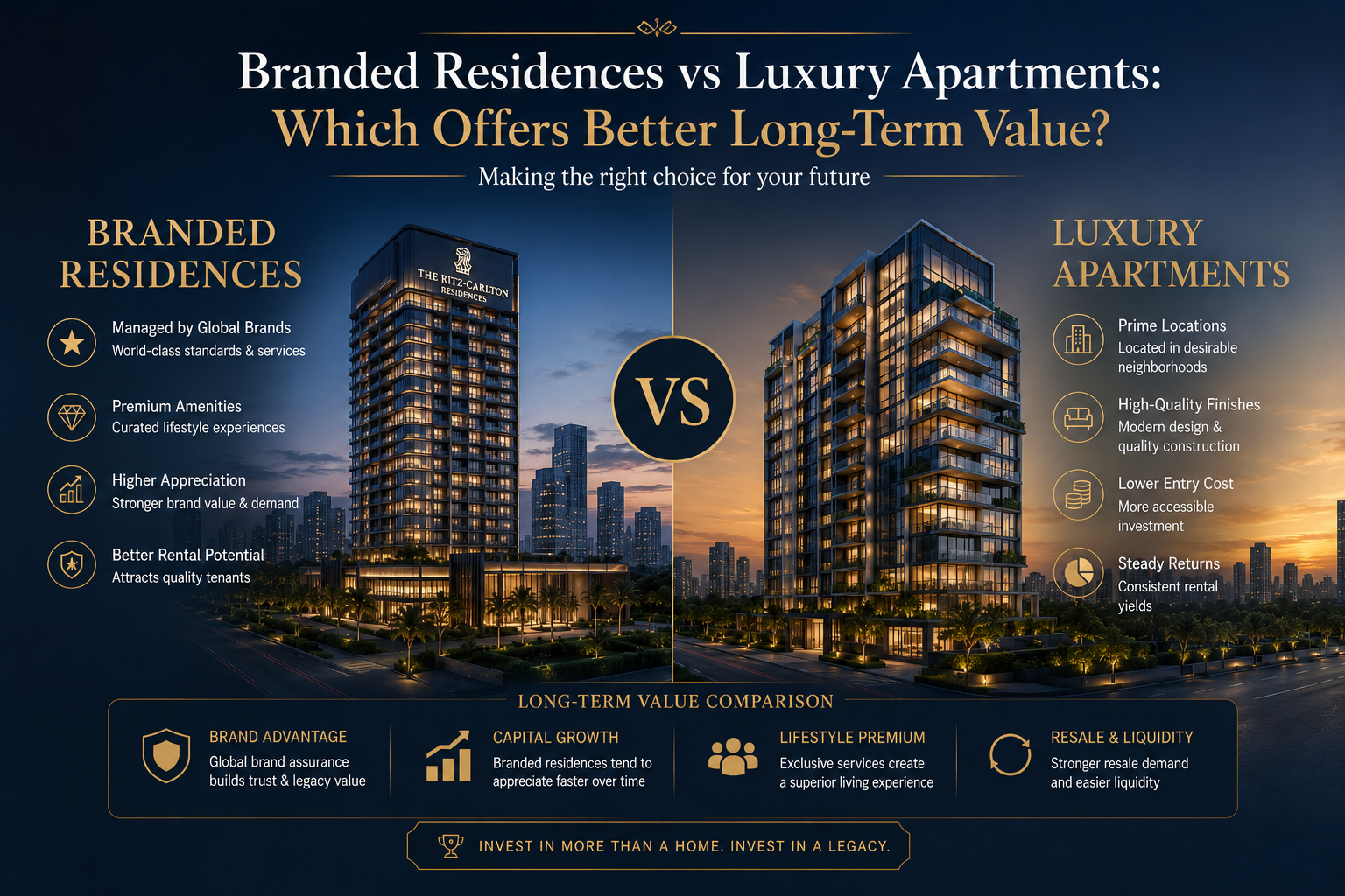 Branded Residences vs Luxury Apartments: Which Offers Better Long-Term Value?