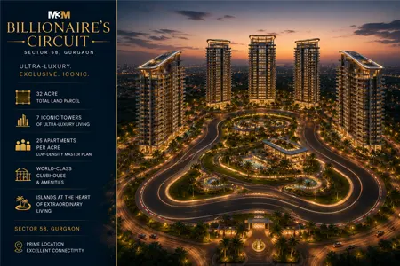 M3M Billionaire's Circuit, Sector 58 Gurgaon - An Ultra-Luxury Living Destination