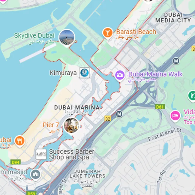 Dubai Marina Location