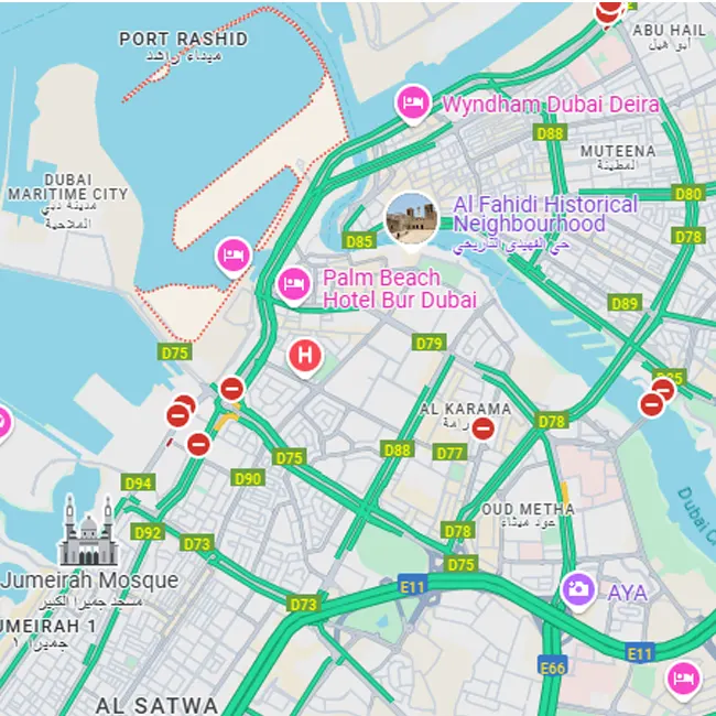 Mina Rashid Location