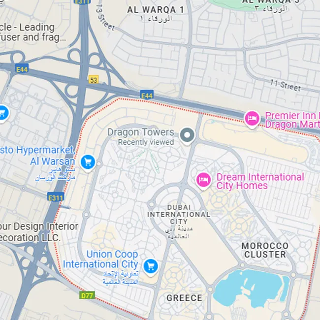Dubai International City Location