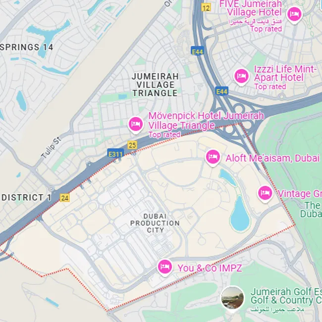 Dubai Production City Location