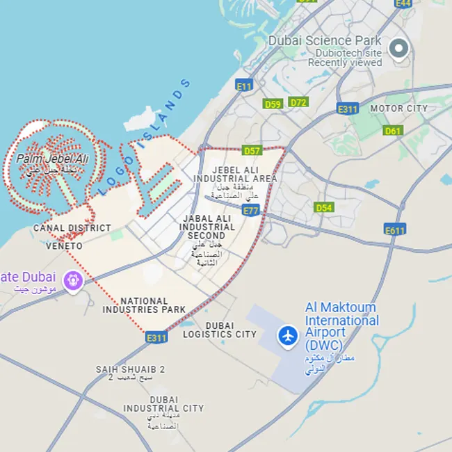 Jebel Ali Location