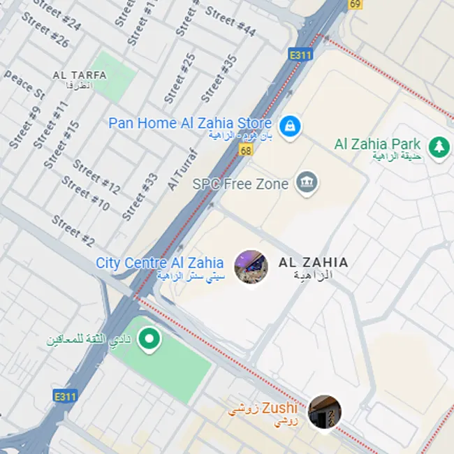 Al Zahia Location