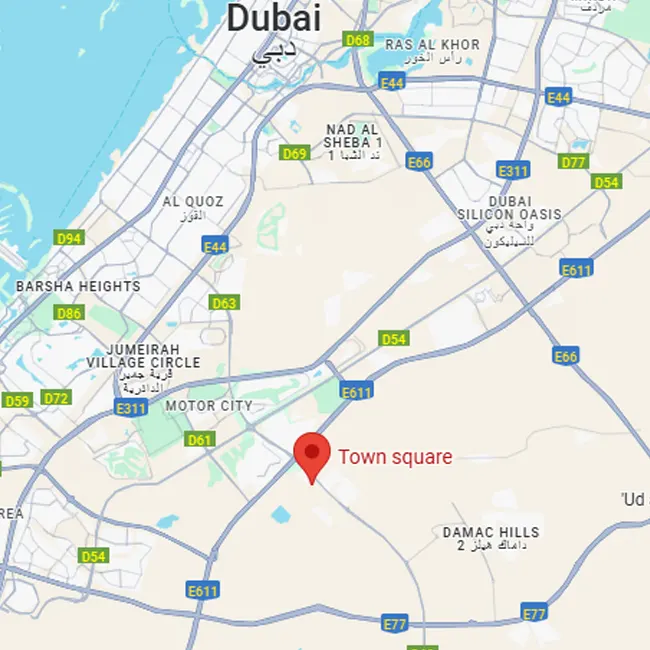 Town Square Dubai Location