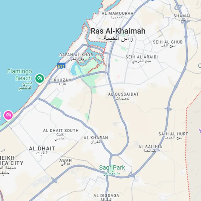 Ras Al Khaimah Community Location