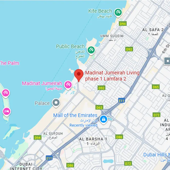 Madinat Jumeirah Living Location
