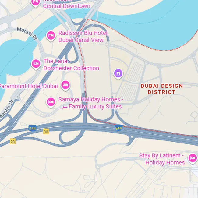 Dubai Design District Location