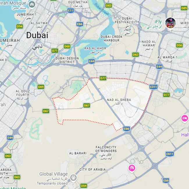 Nad Al Sheba Location