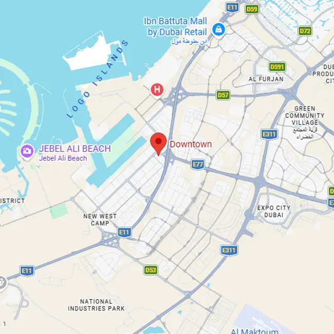 Downtown Mina Location