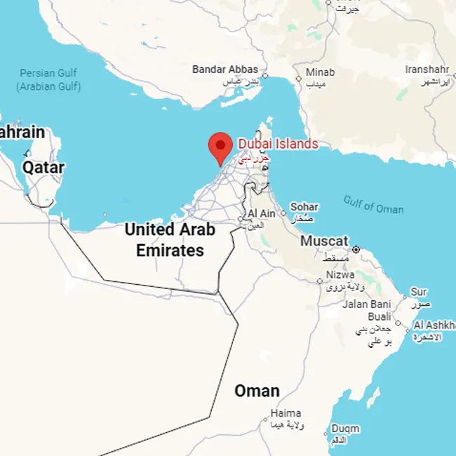 Dubai Islands Location