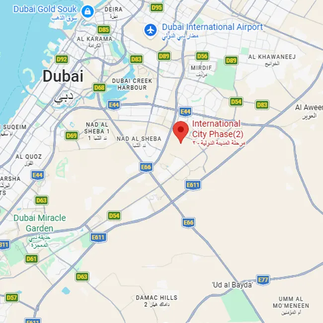 Dubai International City 2 Location