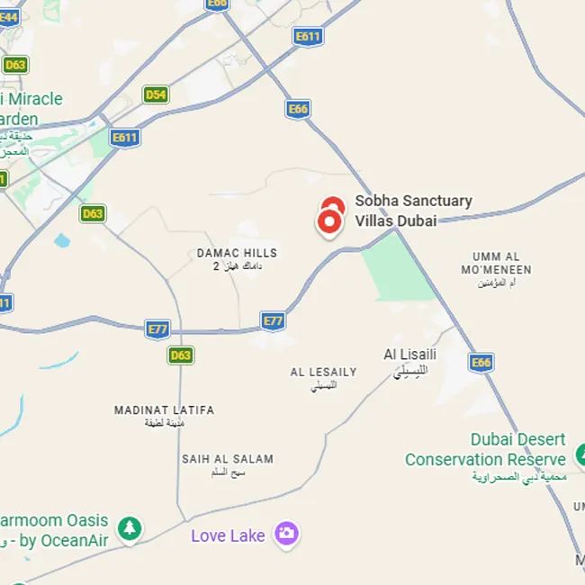 Sobha Sanctuary Location