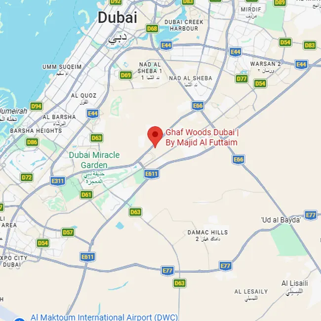 Ghaf Woods Location