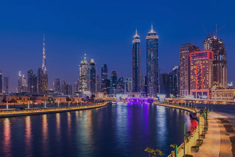 Dubai Water Canal Image