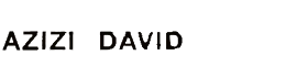 Azizi David Logo
