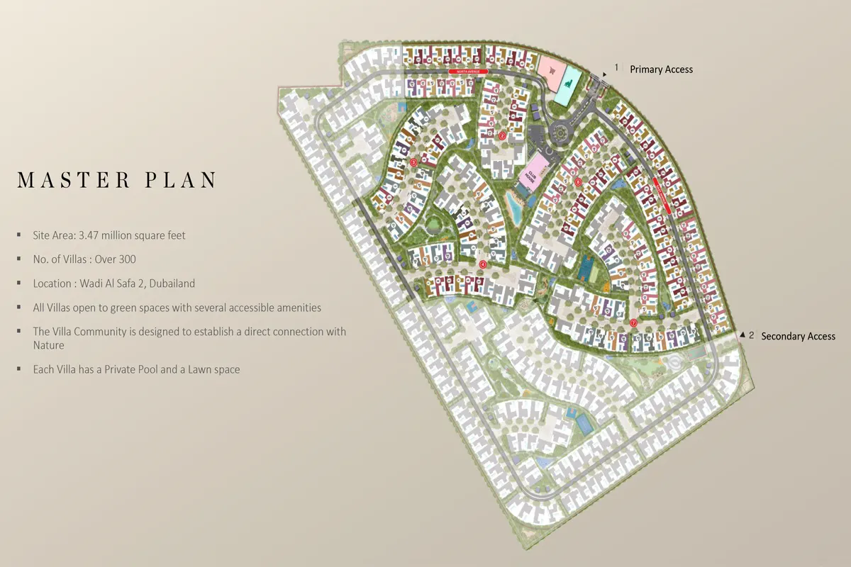 Sobha Reserve Villas Master Plan