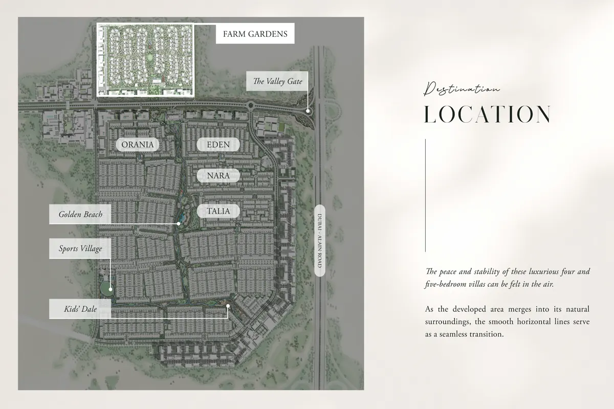 Emaar Farm Gardens Location