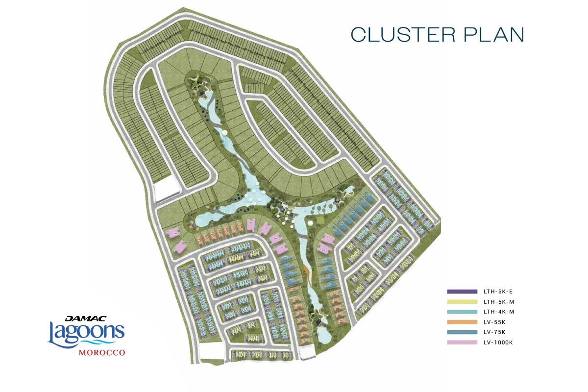 Morocco at Damac Lagoons Master Plan