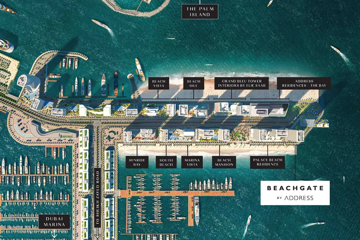 Emaar Beachgate Master Plan