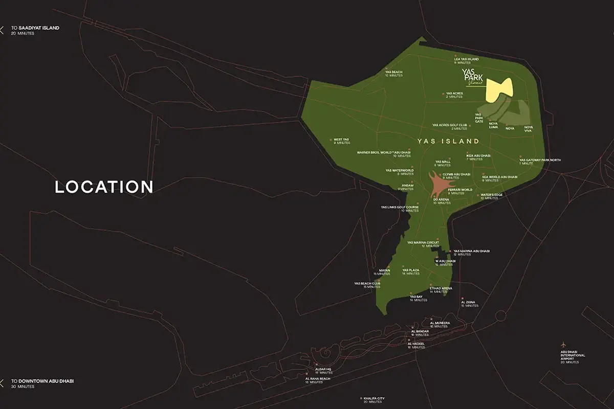 Yas Park Views Location