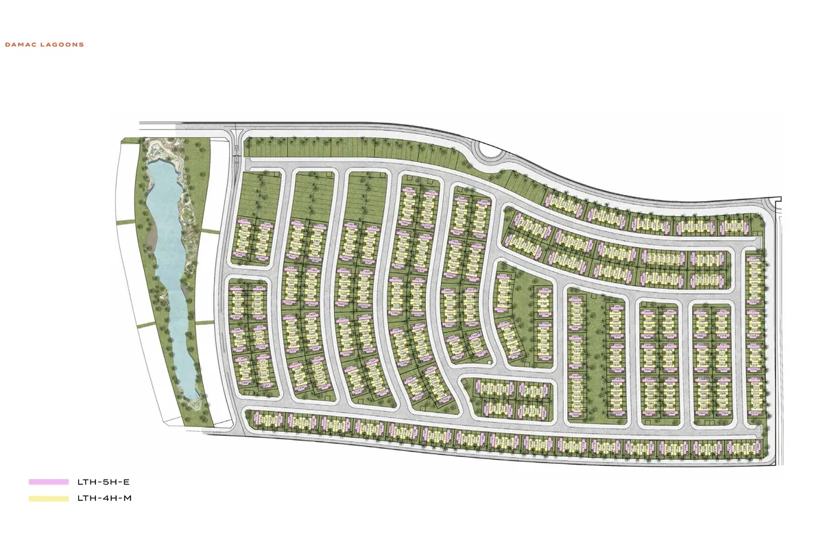 Ibiza at Damac Lagoons Master Plan