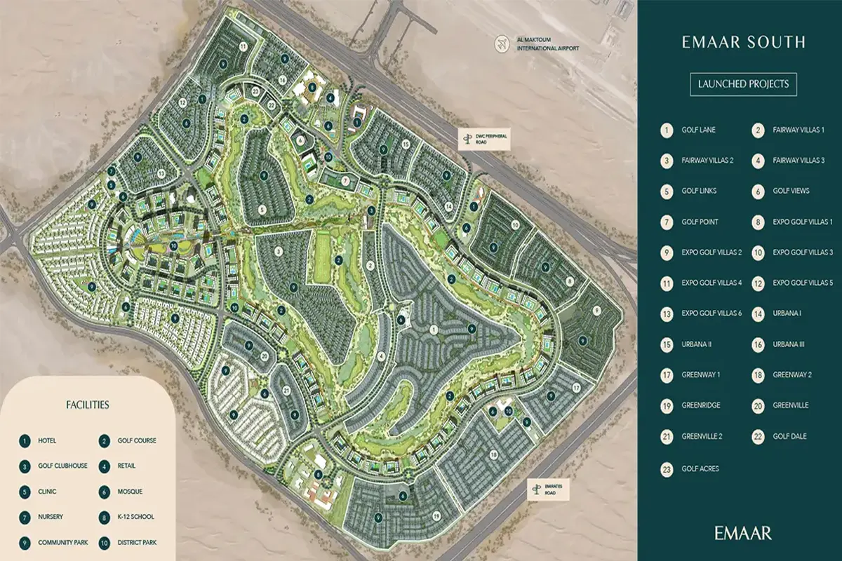 Vista Ridge at Emaar South Master Plan