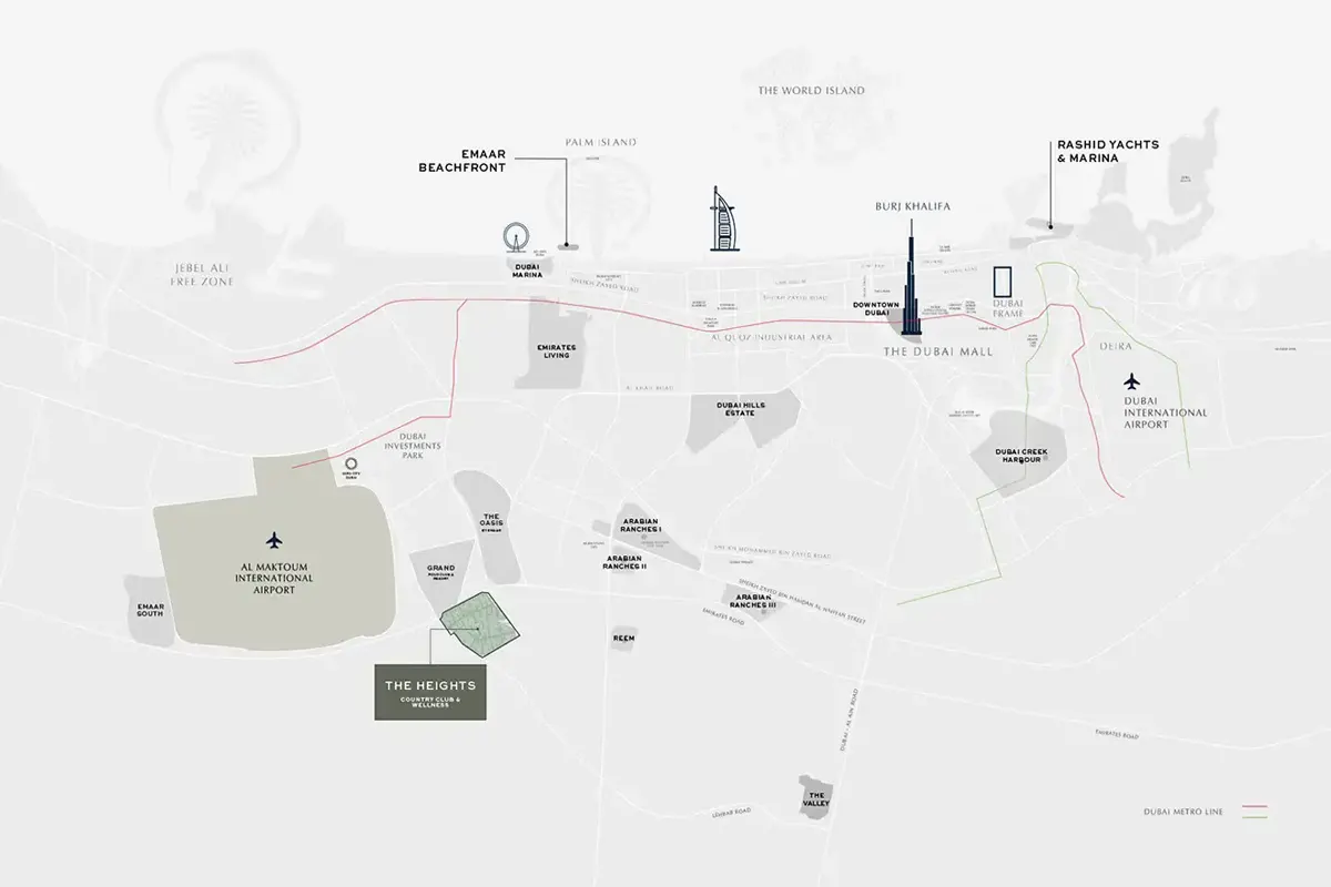 Serro The Heights - Phase 2 Location