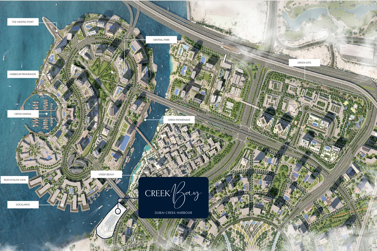 Creek Bay at Dubai Creek Harbour Master Plan