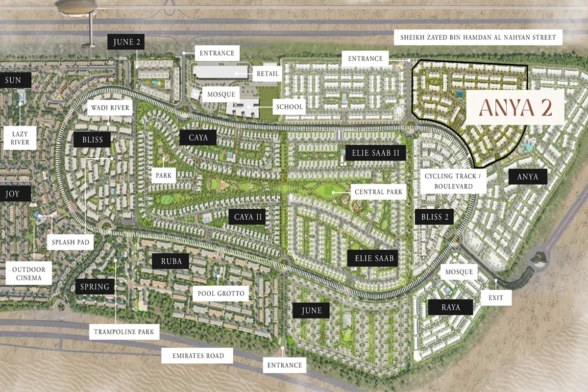 Emaar Anya 2 Master Plan