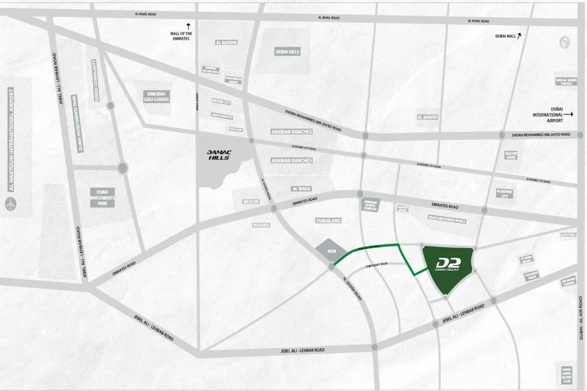 Damac Natura Location