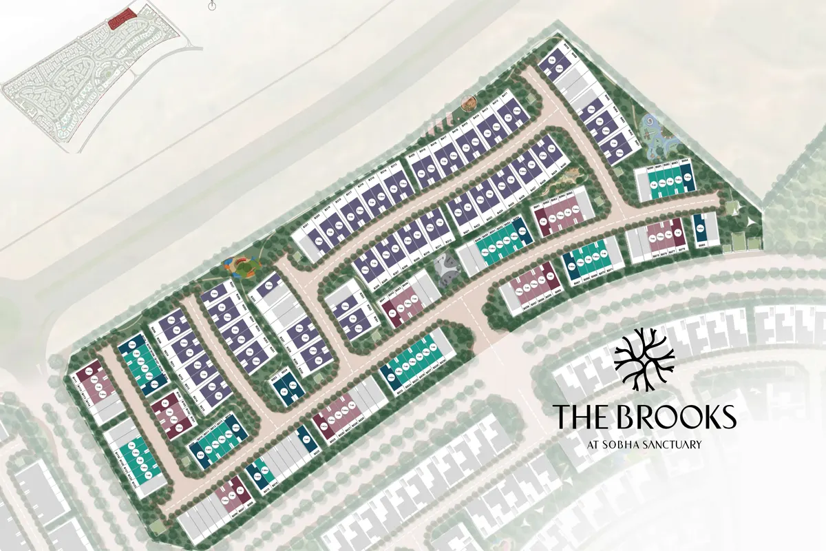 The Brooks at Sobha Sanctuary Master Plan