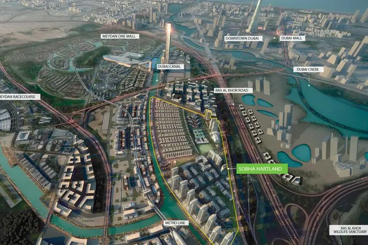 Sobha Creek Vista Heights Location