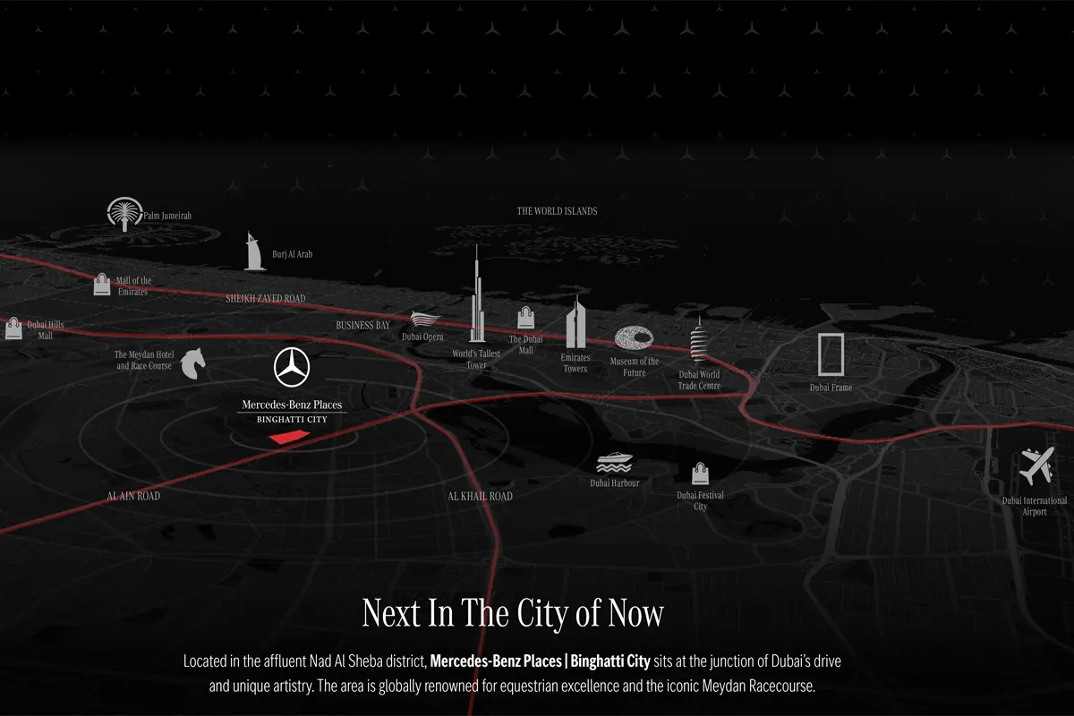 Mercedes Benz Places Phase 2 Location