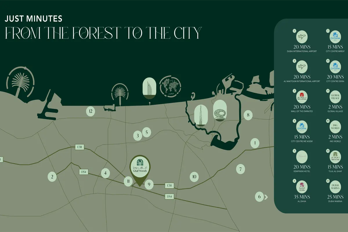 Serra Woods Location