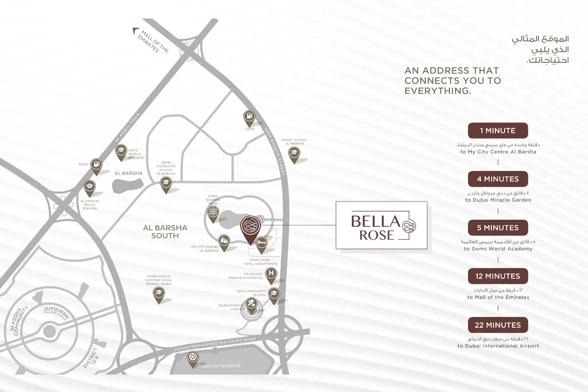 Bella Rose at Dubai Science Park Master Plan