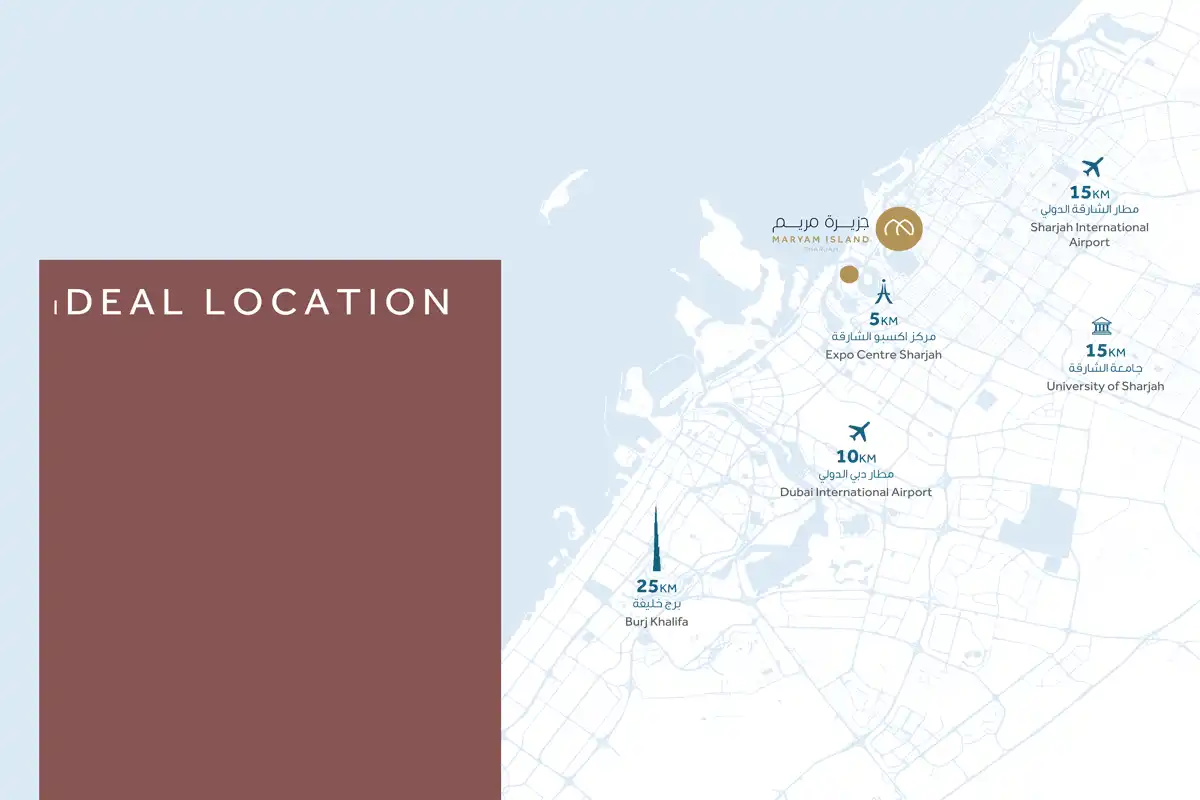 Gem Residences at Maryam Island Location