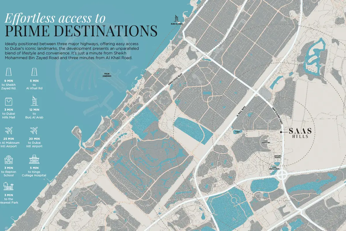 Saas Hills at Dubai Science Park Master Plan