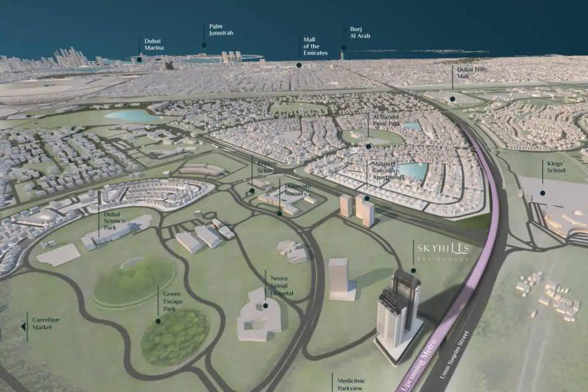 Skyhills Residences at DSC Master Plan