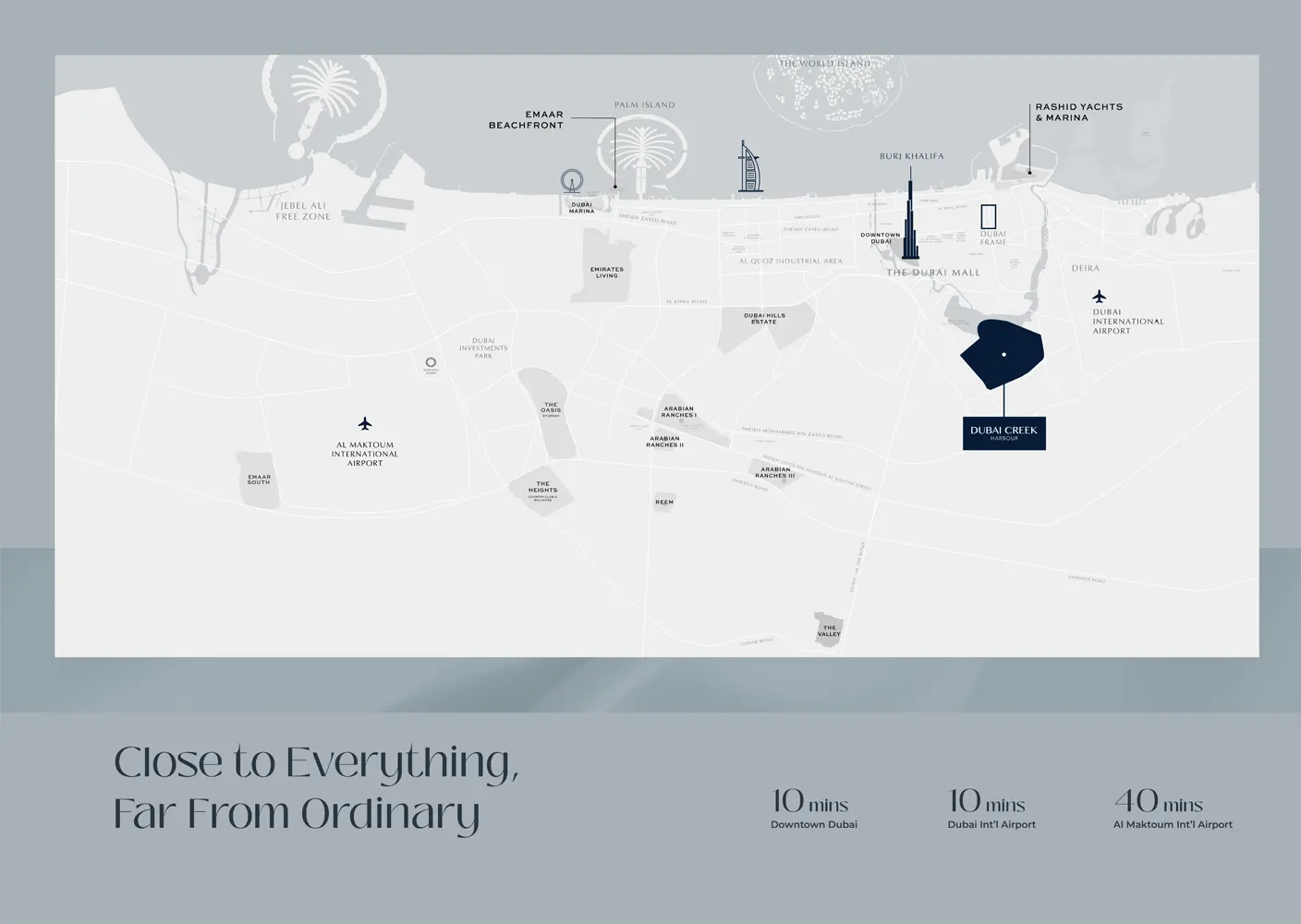 Arlo at Dubai Creek Harbour Location