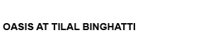Oasis at Tilal Binghatti Logo