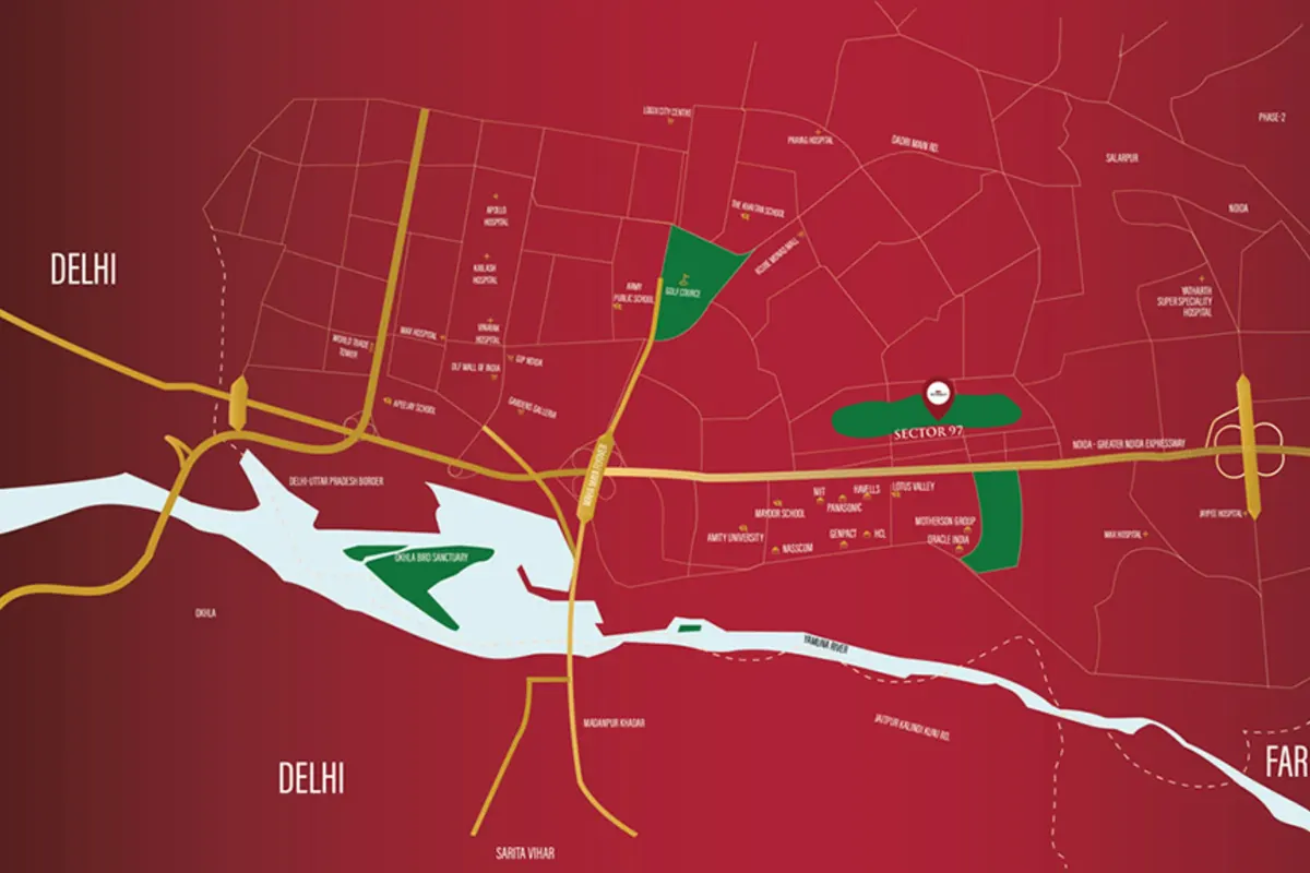 M3M Jacob & Co Noida Location