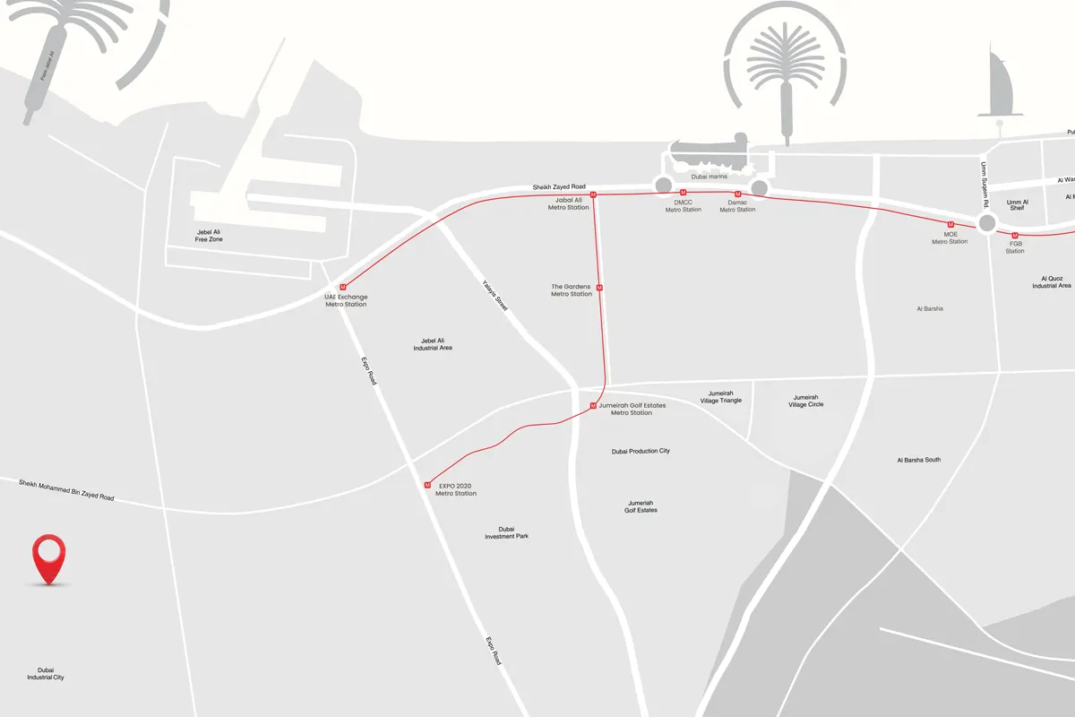 Samana Hills South 4 Location Image