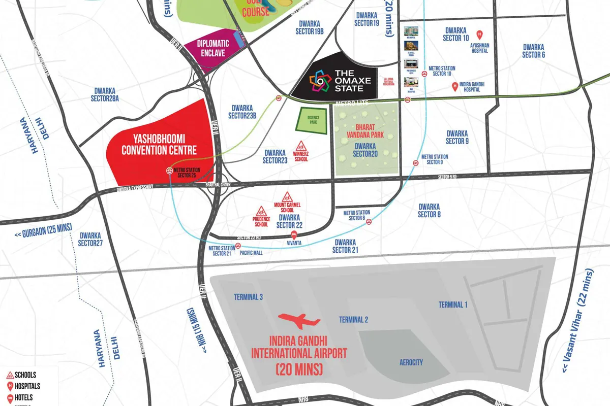 The Omaxe State Location Image