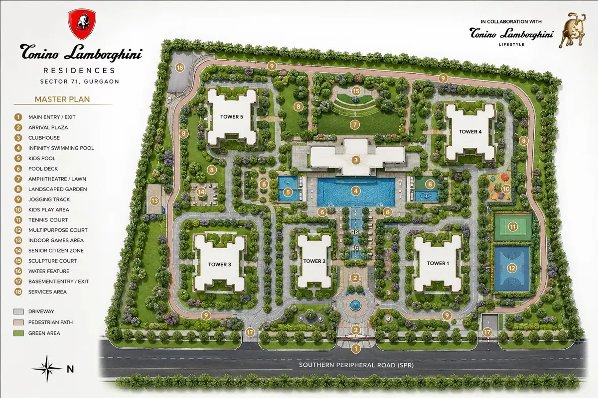 Tonino Lamborghini at Sector 71 Master Plan Image