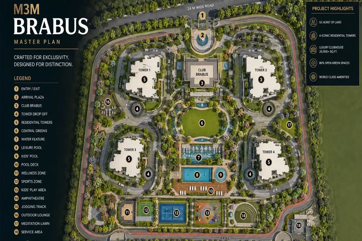 Brabus at Sector 58 Master Plan Image