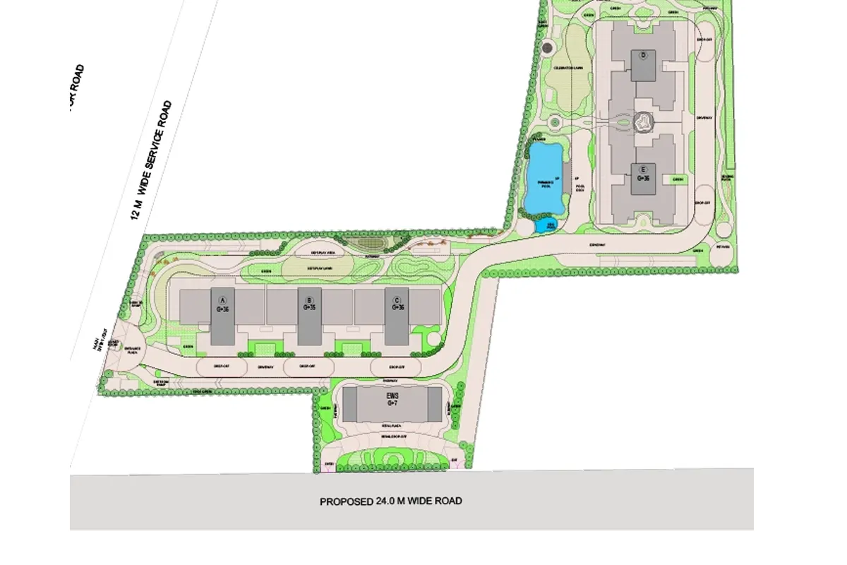 Mercedes-Benz at Sector 58 Master Plan Image