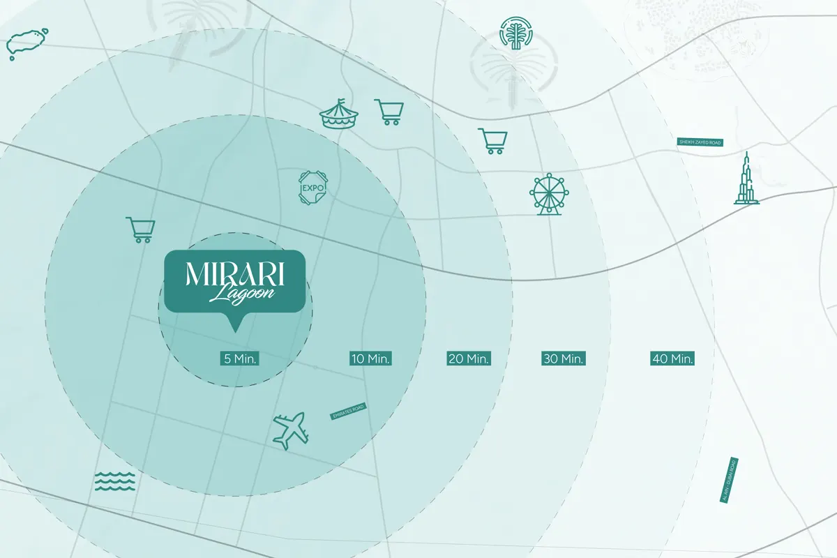 Mirari lagoons by Zoya Master Plan Image